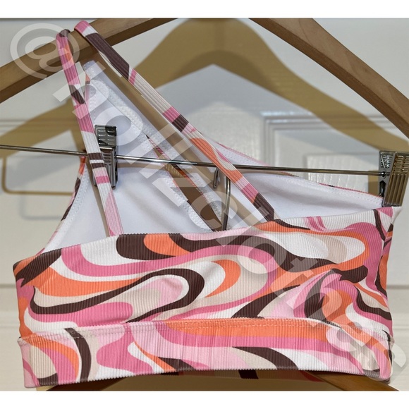 NWOT FP Movement x Onzie Pink Retro Print Mini Bell SET - Picture 11 of 14